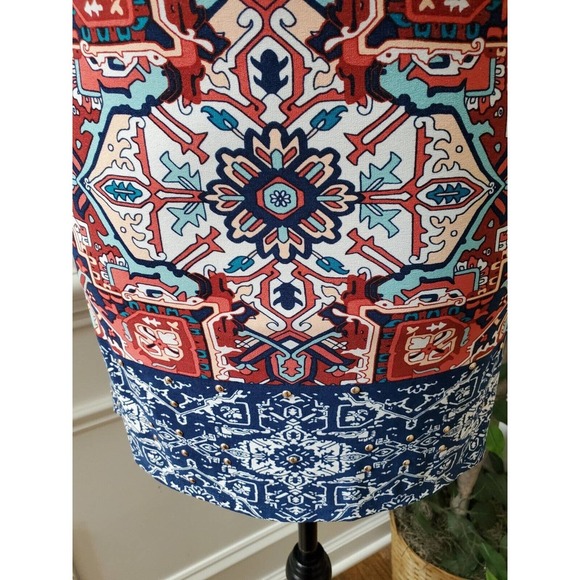 Ruby Rd. Women Multicolor Polyester Round Neck Long Sleeve Top Blouse Size Large - Picture 4 of 11